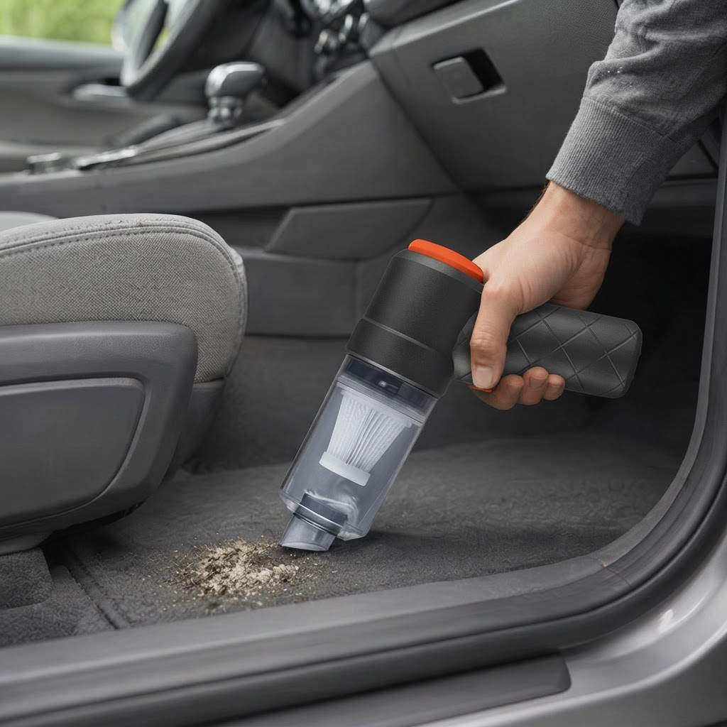 DustHawk™ – Mini Wireless Vacuum